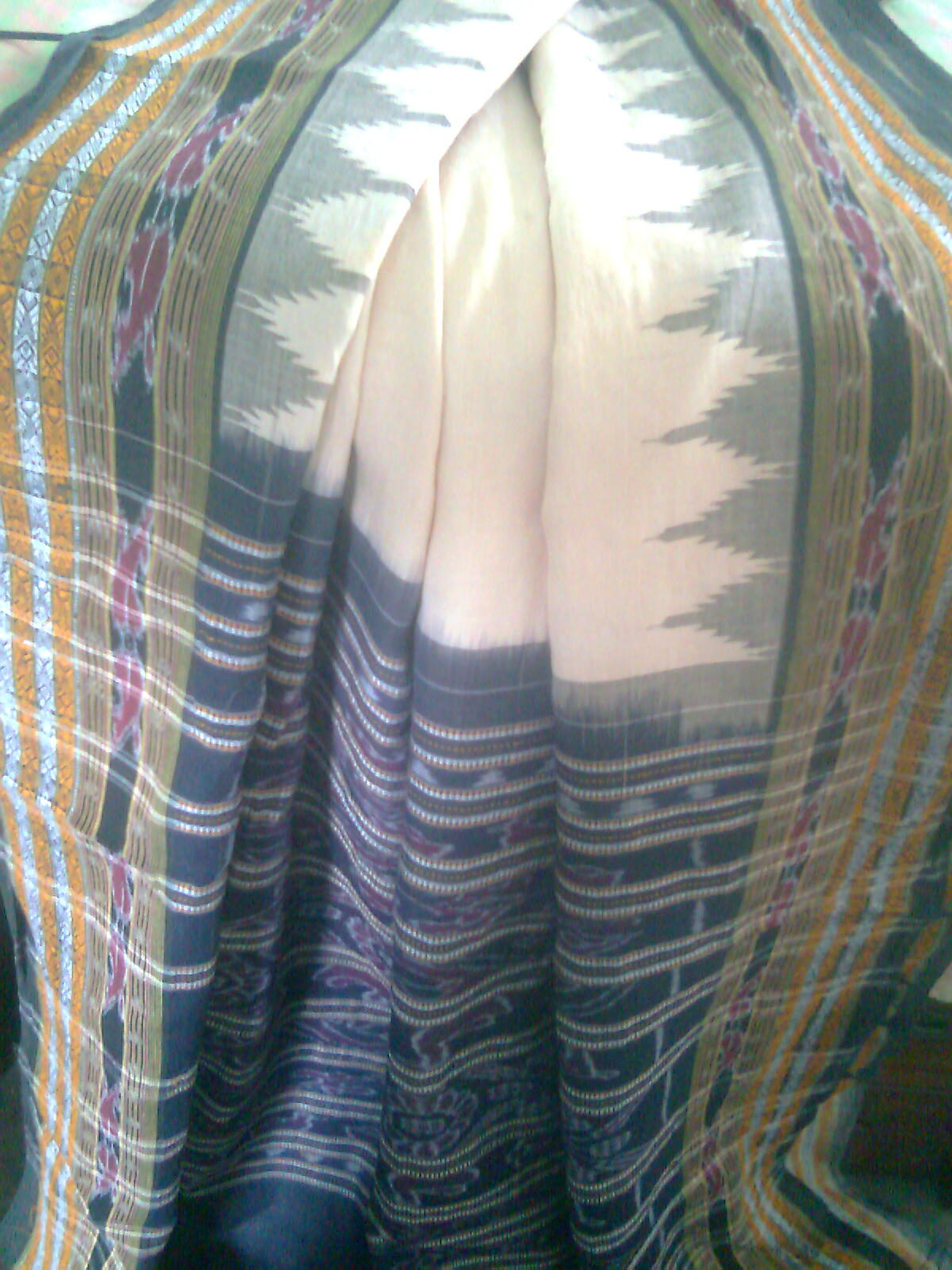Jamdani Weave handloom saree visual